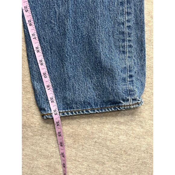 Levi's 501 Button Fly Straight Leg Medium Wash Men's Denim Jeans 38 X 34 Classic - Picture 9 of 10